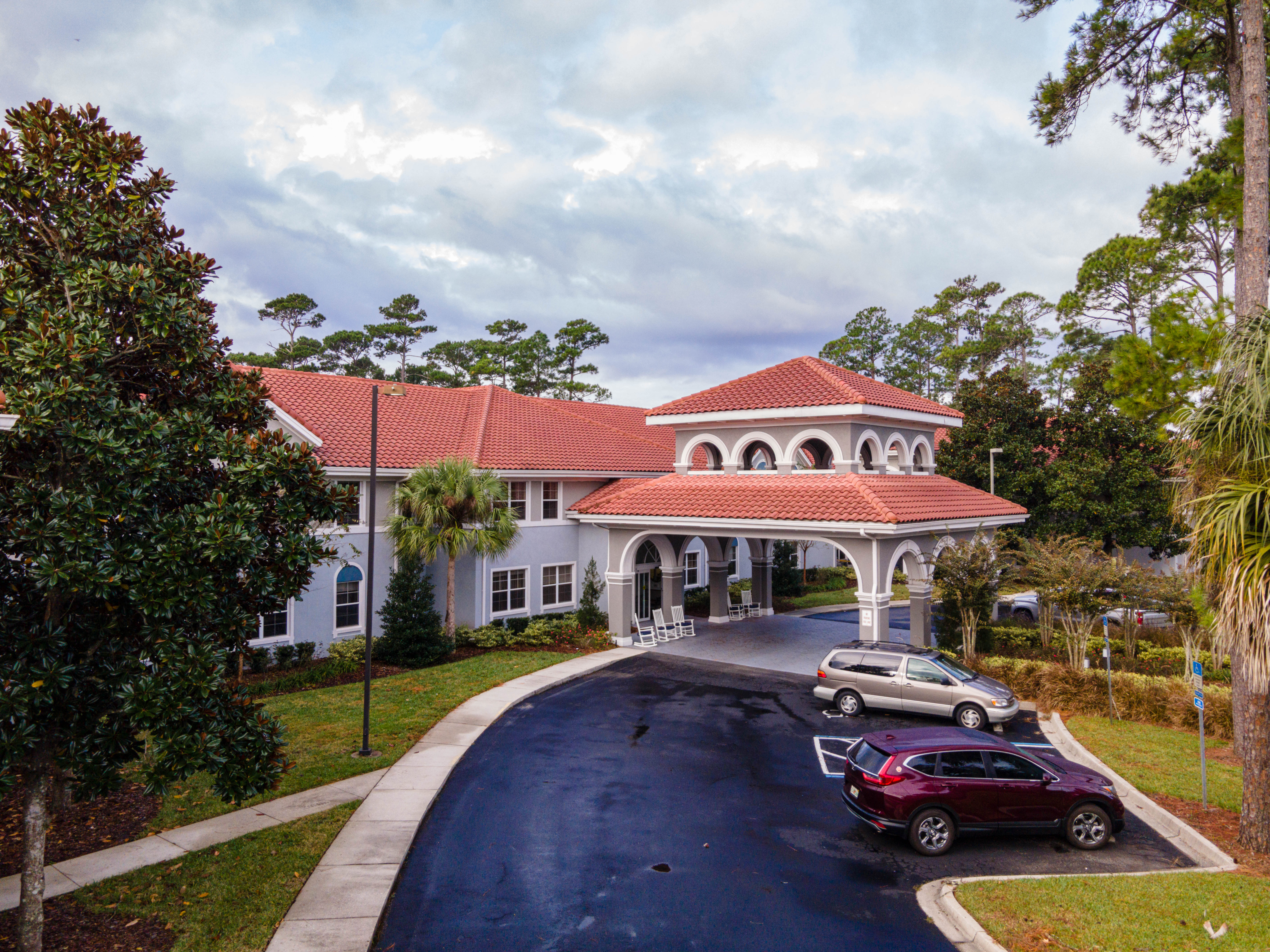 Aerial exterior of Fellowship Cove Marsh Landing